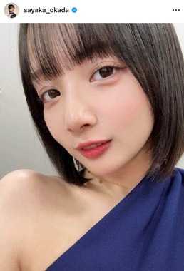 岡田紗佳さんのインスタグラム（＠sayaka_okada）より