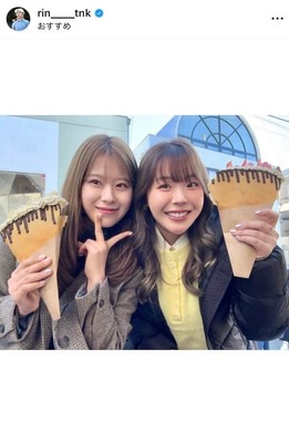 吉田鈴選手のインスタグラム（＠rin____tnk）より