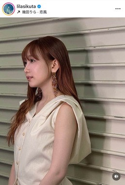 幾田りらさんのインスタグラム（＠lilasikuta）より