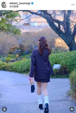 三谷紬さんのインスタグラム（＠mitani_tsumugi）より