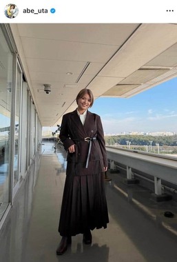 阿部詩さんのインスタグラム（＠abe_uta）より