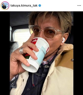 木村拓哉さんのインスタグラム（＠takuya.kimura_tak）より