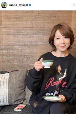 伊藤蘭さんのインスタグラム（＠ranito_official）より