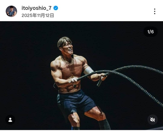 糸井嘉男氏のインスタグラム（＠itoiyoshio_7）より