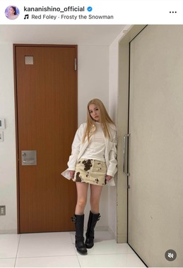 西野カナさんのインスタグラム（＠kananishino_official）より