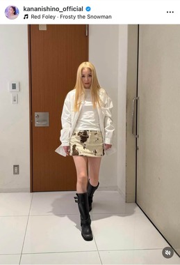 西野カナさんのインスタグラム（＠kananishino_official）より