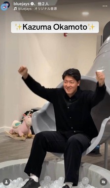 ブルージェイズの公式インスタグラム（＠bluejays）より