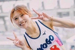 美女陸上ハードル中島ひとみ、勝利の笑顔「激カワ」ショット　「初逃走中！逃走成功しましたーー！」