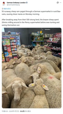 在ロンドンドイツ大使館のX（＠GermanEmbassy）より