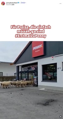 スーパーマーケット「ペニー」公式インスタグラム（＠pennydeutschland）より