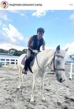 辻本達規さんのンスタグラム（＠tsujimoto.tatsunori.camp）より