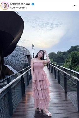 穂川果音さんのインスタグラム（＠hokawakanonn）より