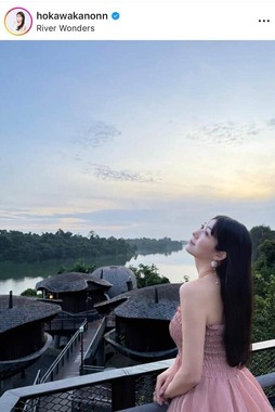 穂川果音さんのインスタグラム（＠hokawakanonn）より