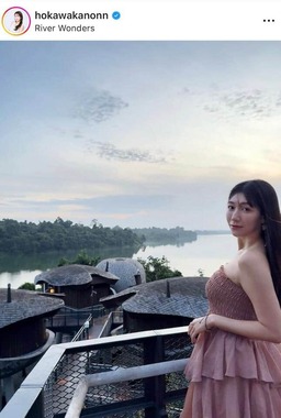 穂川果音さんのインスタグラム（＠hokawakanonn）より