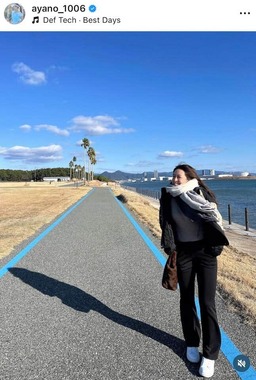 園田彩乃選手のインスタグラム（＠ayano_1006）より