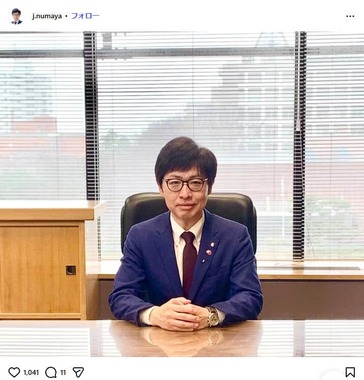 沼谷純市長のインスタグラム（＠j.numaya）より