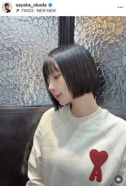 岡田紗佳さんのインスタグラム（＠sayaka_okada）より