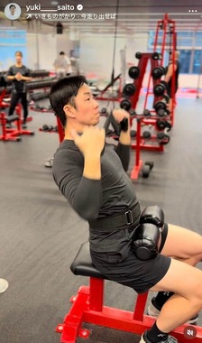 斎藤佑樹さんのインスタグラム（＠yuki____saito）より