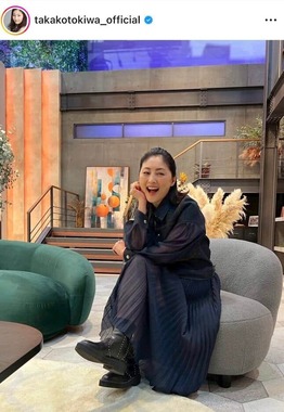 常盤貴子さんのインスタグラム（＠takakotokiwa_official）より