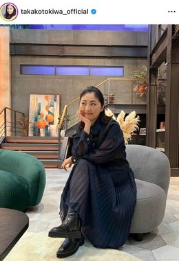 常盤貴子さんのインスタグラム（＠takakotokiwa_official）より