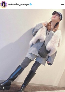 渡辺美奈代さんのインスタグラム（＠watanabe_minayo）より