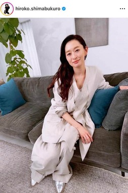 島袋寛子さんのインスタグラム（＠hiroko.shimabukuro）より