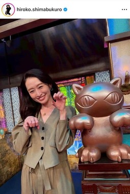 島袋寛子さんのインスタグラム（＠hiroko.shimabukuro）より