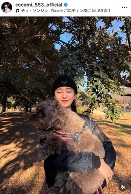 Cocomiさんのインスタグラム（＠cocomi_553_official）より