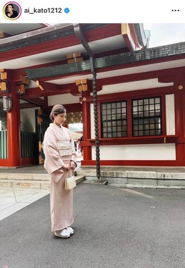 加藤あいさんのインスタグラム（＠ai_kato1212）より