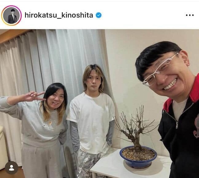 木下博勝さんのインスタグラム（＠hirokatsu_kinoshita）より