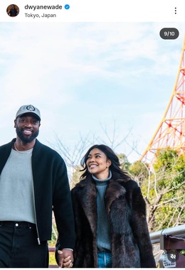 ドウェイン・ウェイドさんのインスタグラム（＠dwyanewade）より