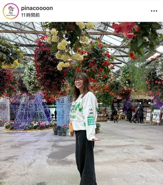 渋野日向子さんのインスタグラム（＠pinacoooon）より