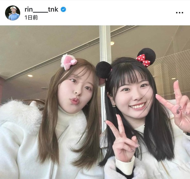 吉田鈴さんのインスタグラム（＠rin____tnk）より