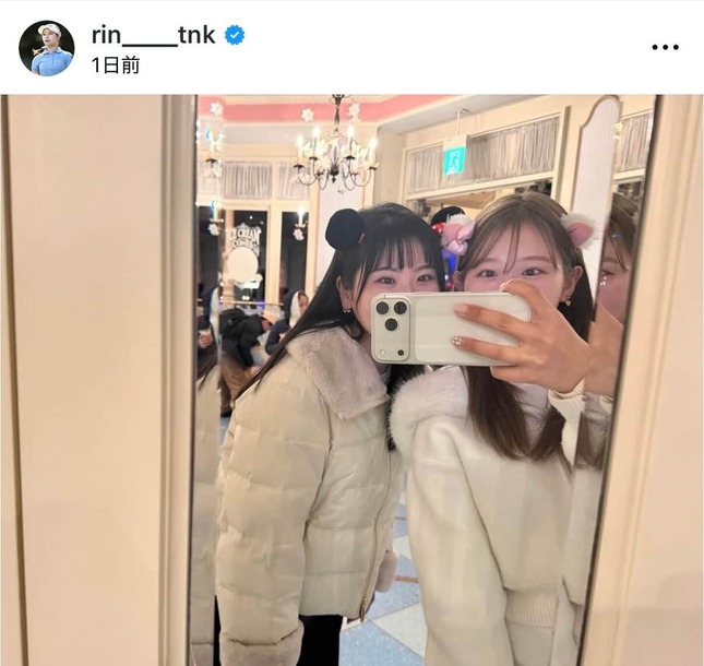 吉田鈴さんのインスタグラム（＠rin____tnk）より