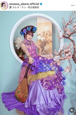 大沢あかねさんのインスタグラム（＠oosawa_akane.official）より