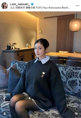 阿部なつきさんのインスタグラム（＠i.am_natsuki_）より