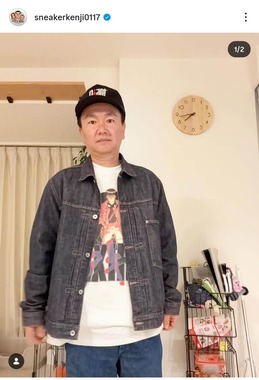 山内健司さんのインスタグラム（＠sneakerkenji0117）より