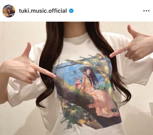 tuki.さんのインスタグラム（＠tuki.music.official）より