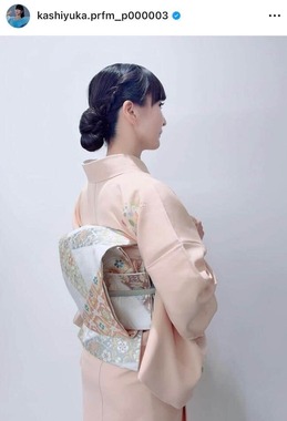 かしゆかさんのインスタグラム（＠kashiyuka.prfm_p000003）より