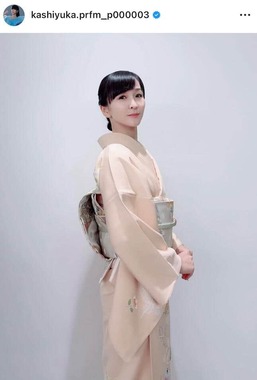 かしゆかさんのインスタグラム（＠kashiyuka.prfm_p000003）より