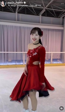 本田真凜さんのインスタグラム（＠marin_honda）より