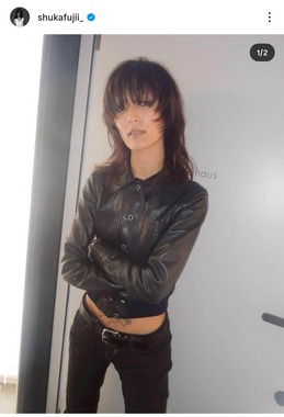 藤井萩花さんのインスタグラム（＠shukafujii_）より