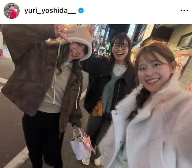 吉田優利さんのインスタグラム（＠yuri_yoshida__）より