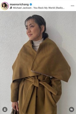 前田典子さんのインスタグラム（＠maenorichang）より