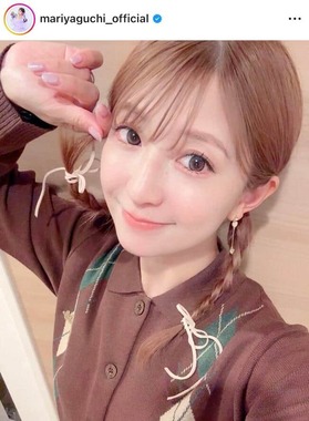矢口真里さんのインスタグラム（＠mariyaguchi_official）より
