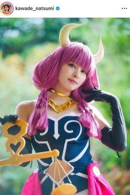 河出奈都美アナのインスタグラム（＠kawade_natsumi）より