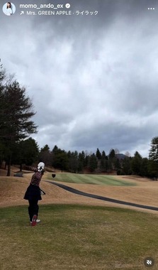 安藤萌々さんのインスタグラム（＠momo_ando_ex）より
