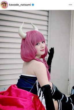 河出奈都美アナのインスタグラム（＠kawade_natsumi）より