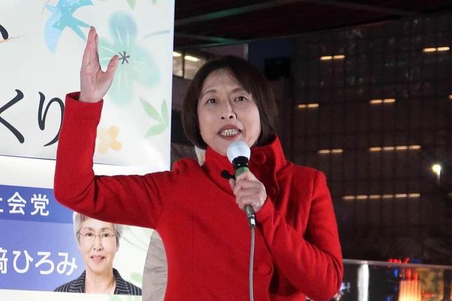 共産党の田村智子委員長
