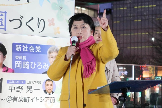 社民党の福島瑞穂党首
